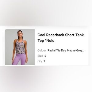 Lululemon Nulu tank